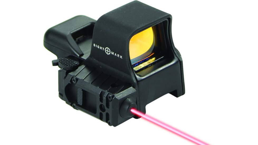 Factory DEMO Sightmark Ultra Dual Shot 1x24mm 4 Pattern MOA Reticle Pro Spec NV QD Red Dot Sight, Black, SM14003-DEMO