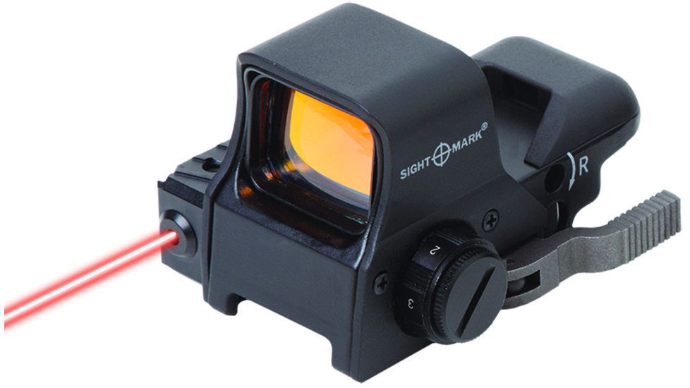 Factory DEMO Sightmark Ultra Dual Shot 1x24mm 4 Pattern MOA Reticle Pro Spec NV QD Red Dot Sight, Black, SM14003-DEMO