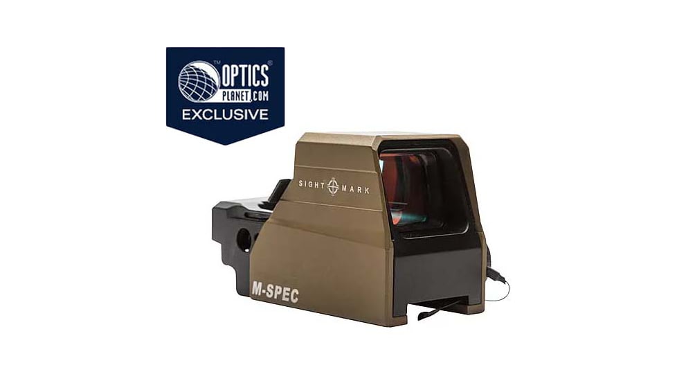 Sightmark Ultra Shot M-Spec LQD Reflex Sight, 65 MOA Circle Dot, Dark Earth, SM26034DE
