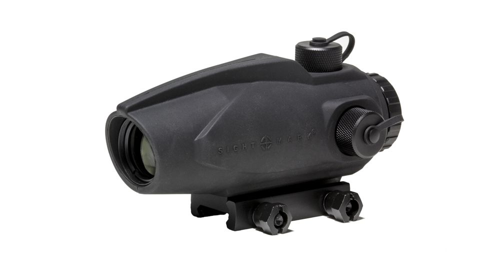 OpticsPlanet Exclusive Refurbished, Sightmark Wolfhound 3x24 HS-223 Prismatic Weapon Red Dot Sight, Black, SM13025