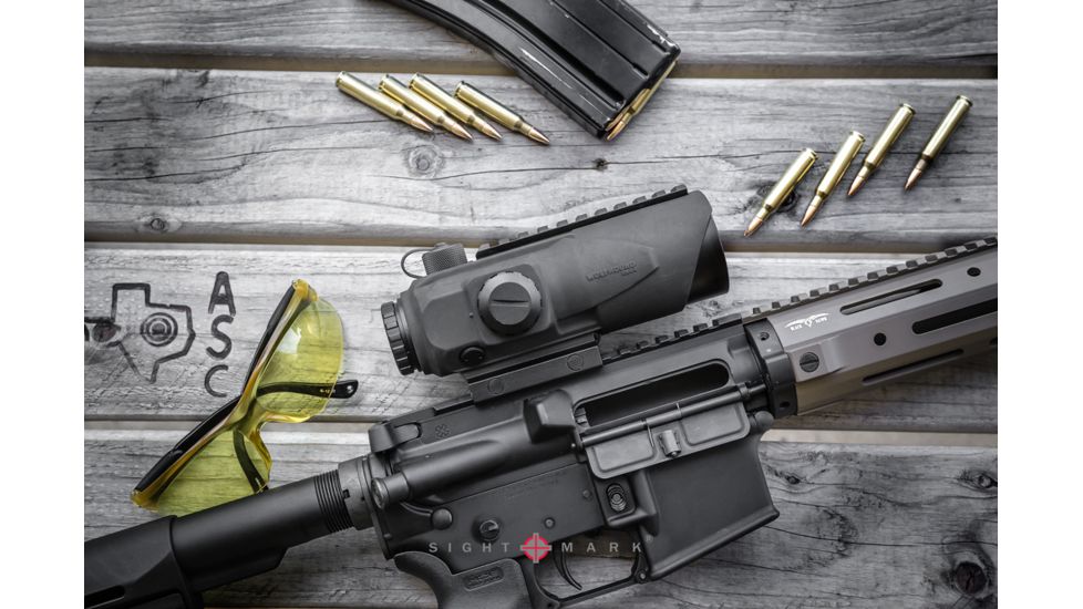 SightMark Wolfhound 6x44 LR-308 LQD Prismatic Sight, Black, SM13026LRD-LQD