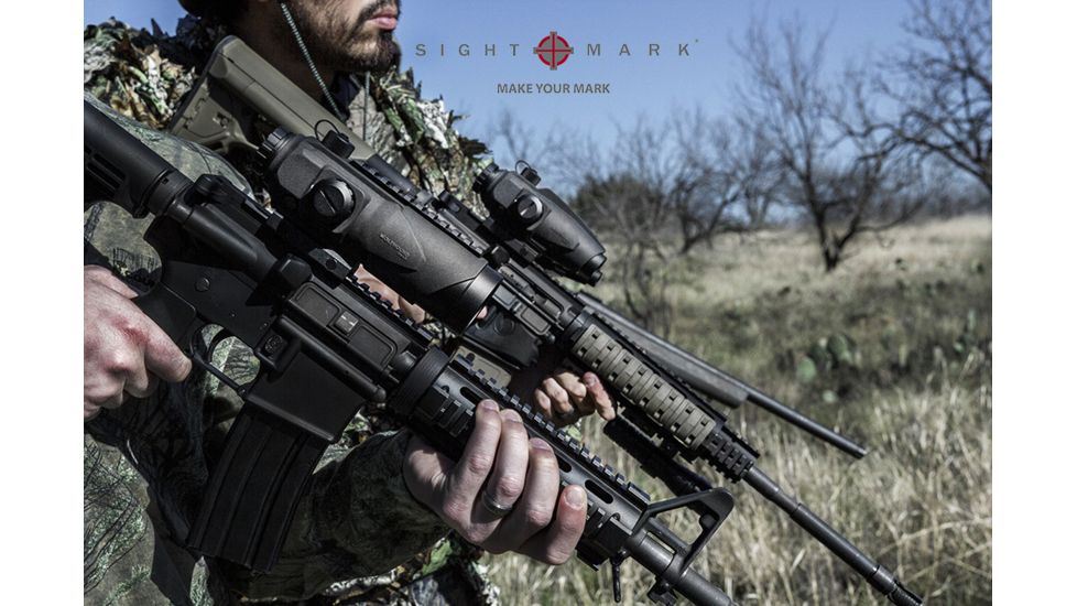 SightMark Wolfhound 6x44 LR-308 LQD Prismatic Sight, Black, SM13026LRD-LQD