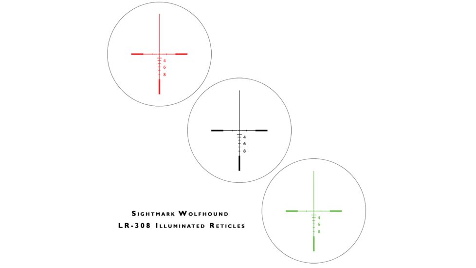 Sightmark Wolfhound 6x44 LR-308 Prismatic Weapon Sight SM13026LRD