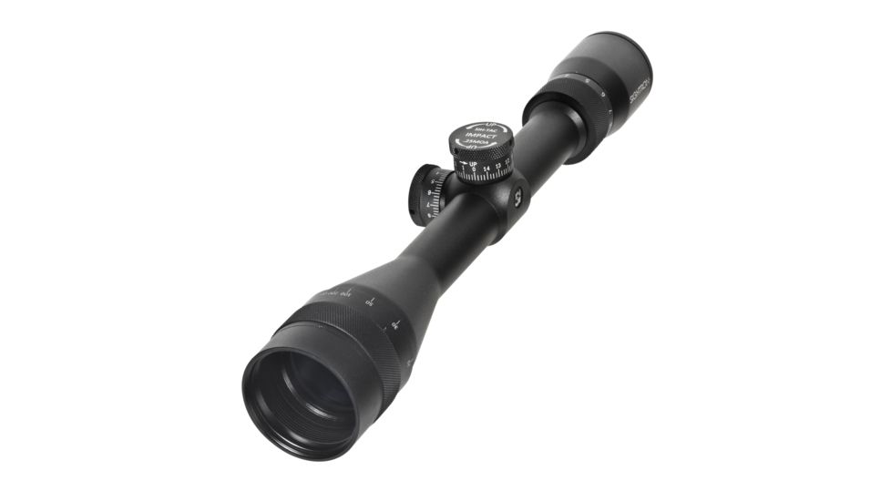 Sightron 4-12x40 AO SI Hunter Rifle Scope, Hunter Holdover Reticle and .25 MOA Exposed Tactical Turrets, 31012