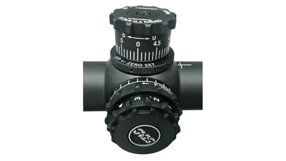 Sightron Rifle Scope Sightron S-TAC, 30mm, Zero Stop, Mil Hash, Black, 4-20X50, 26016