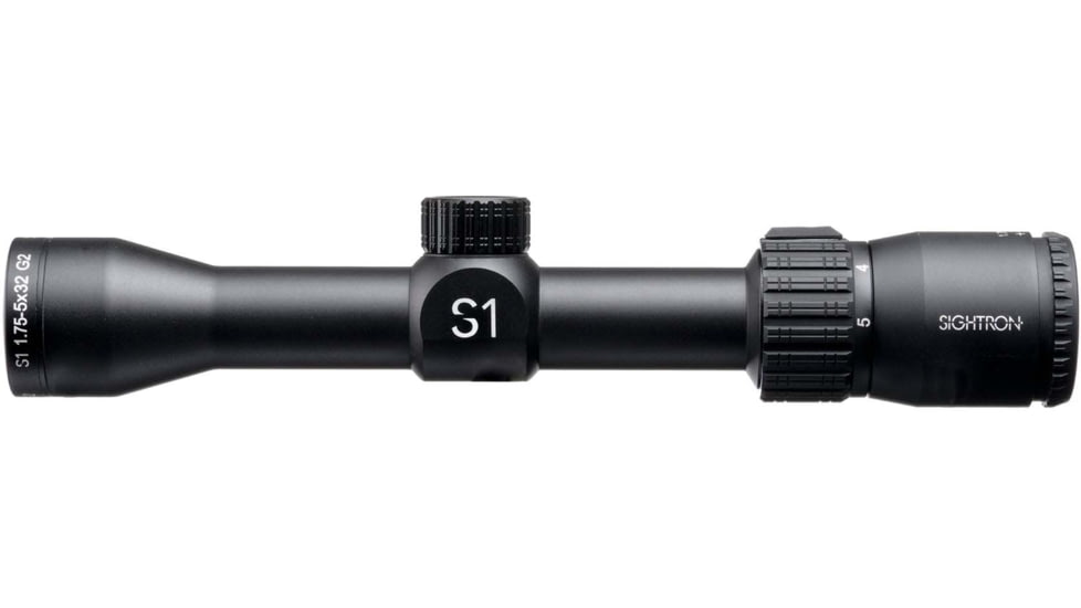 Sightron S1 Series 1.75-5x32mm G2 Riflescope, 1in Tube, Second Focal Plane, Duplex, Matte, Black, 32000