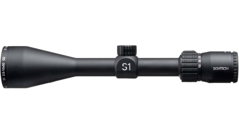 Sightron S1 Series 3.5-10x50mm G2 Riflescope, 1in Tube, Second Focal Plane, Duplex, Matte, Black, 32004