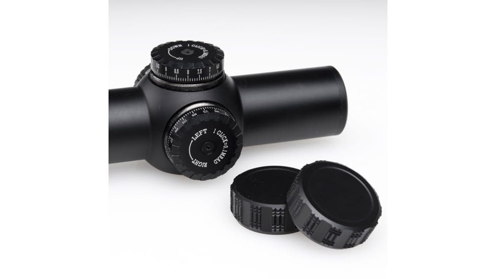 Sightron S6 Rifle Scope, 1-6x24mm, 30mm Tube, First Focal Plane, LRT IR Reticle, Matte Black, Small, 66001