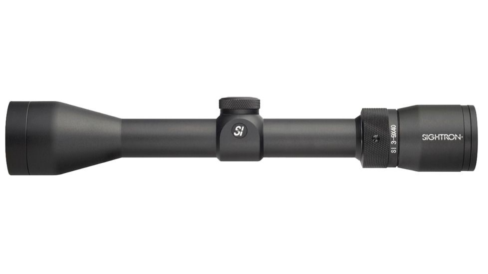 Sightron SI Rifle Scope, 3-9x40mm, 1 in Tube, Second Focal Plane, MOA-20 Reticle, Matte, Black, 31020