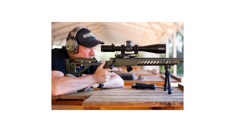Sightron The S6 10-60x56 34 mm Tube ED Bench Rest Rifle Scope, Second Focal Plane