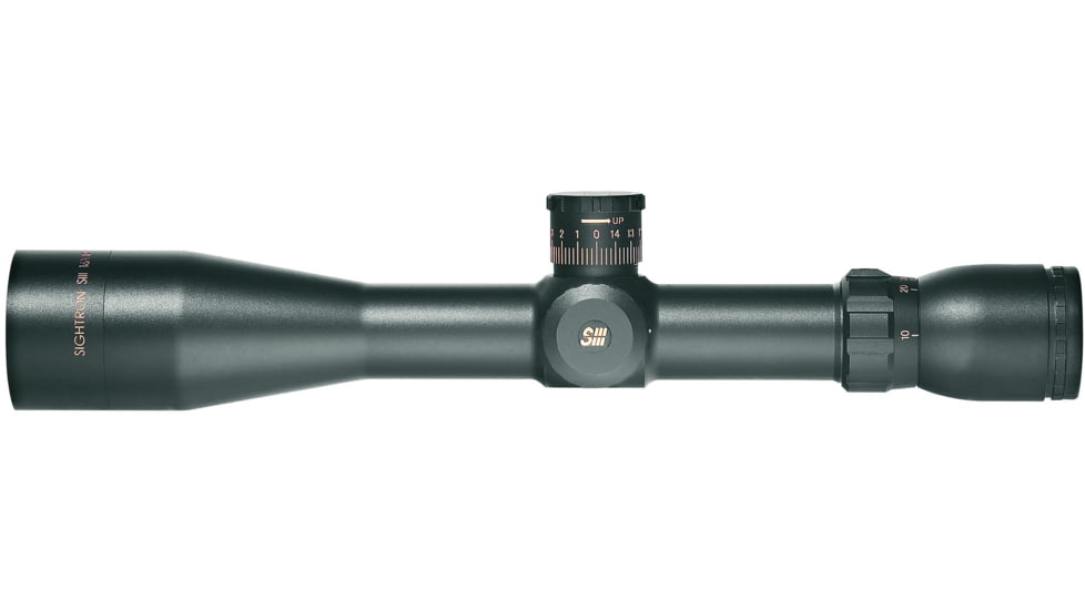 Sightron SIII 3.5-10x44mm Rifle Scope, 30mm Tube, SFP, Mil-Dot, Tactical Knobs, Black, 25901