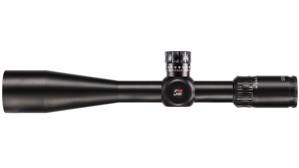 Sightron SIII PLR Rifle Scope, 6-24x50mm, Zero Stop, MOA-H 24X IR Reticle, Black, Medium, 28002