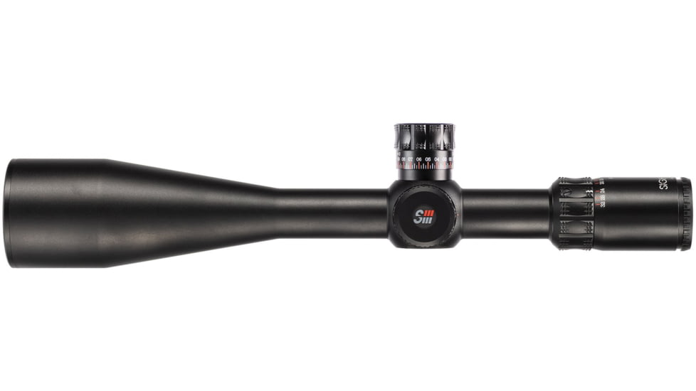 Sightron SIII PLR Rifle Scope, 8-32x56mm, Zero Stop, MOA-H 24X IR Reticle, Black, Medium, 28004