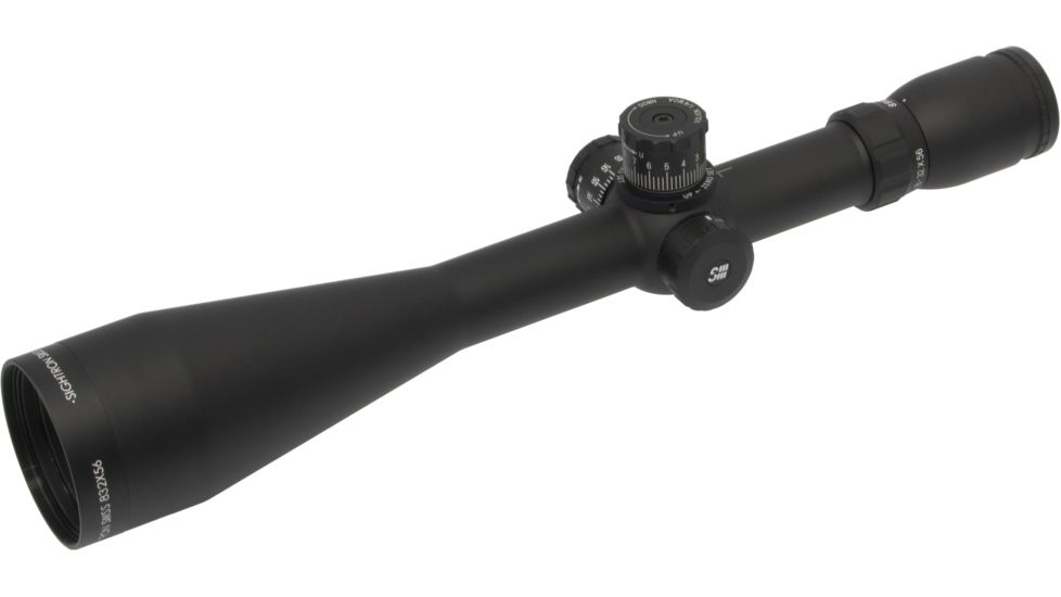 Sightron SIII Rifle Scope, 8-32x56mm, 30mm Tube, LR MOA-1, Zero Stop, Second Focal Plane, Black, Medium, 25205
