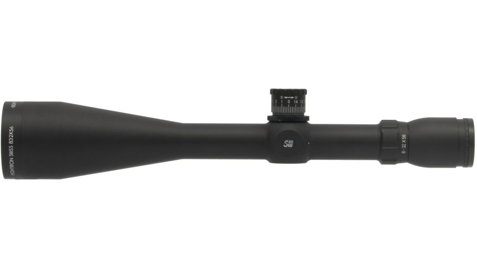 Sightron SIII Rifle Scope, 8-32x56mm, 30mm Tube, LR MOA-1, Zero Stop, Second Focal Plane, Black, Medium, 25205
