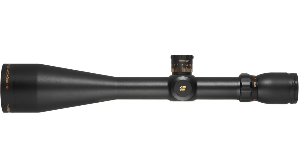 Sightron SIII Rifle Scope, 8-32x56mm, 30mm Tube, MOA-1 Reticle, Black, Medium, 25204