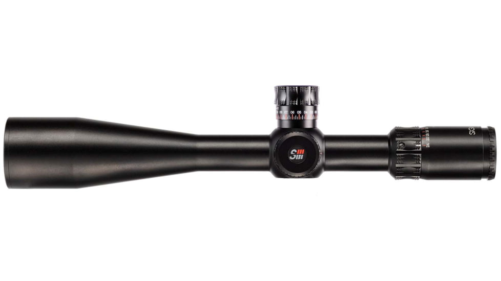 Sightron SIII Series Precision Long Range 6-24x50mm 1.18in Tube First Focal Plane Zero Stop Riflescope, IRMH, Satin, Black, 28001