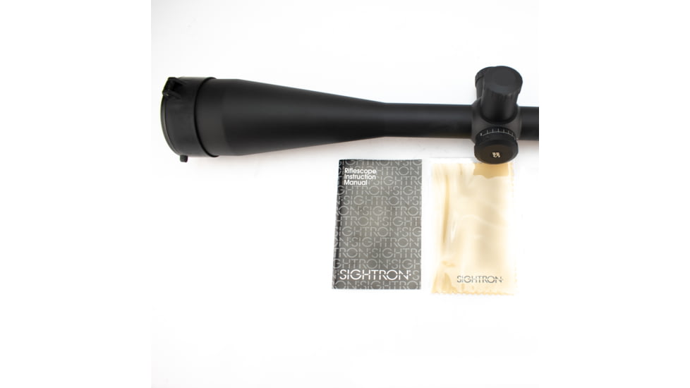 Sightron SIII SS Rifle Scope, 10-50x60mm, 30mm Tube, Side Focus, Dot Reticle, Black, 25138