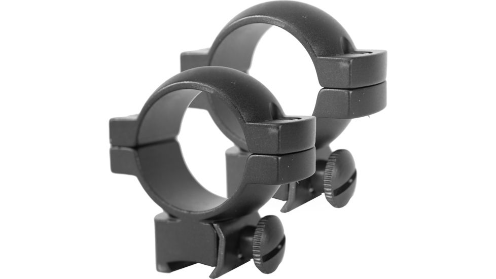 Simmons Rifle Scope 1in Rings, .22 Medium, Matte Black 49169
