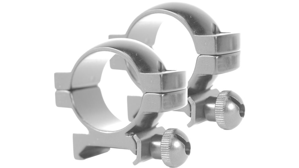 Simmons Rifle Scope 1in Rings, Medium, Silver 49166