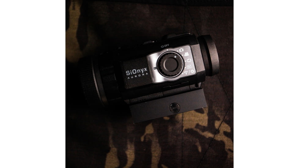 SiOnyx Aurora BLACK Night Vision Monocular w/ Picatinny Rail Mount, Black, C011200