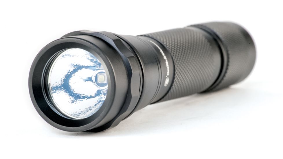 Smith &amp; Wesson Delta Force LED Flashlight, 374 Lumens, 2X CR123, Black 110246