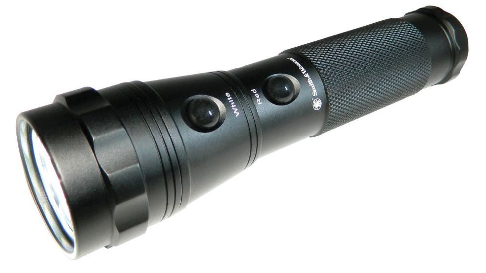 Smith &amp; Wesson Galaxy 12 LED Flashlight, Red/White/Blue/Green SW1222