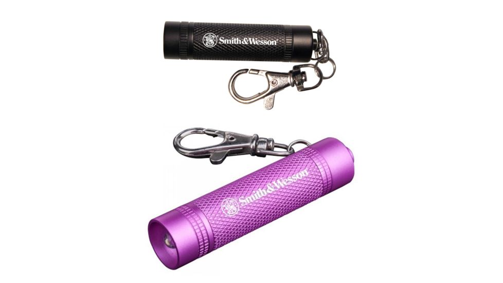 Smith &amp; Wesson Galaxy Ray Personal LED Flashlight, Black, Pink