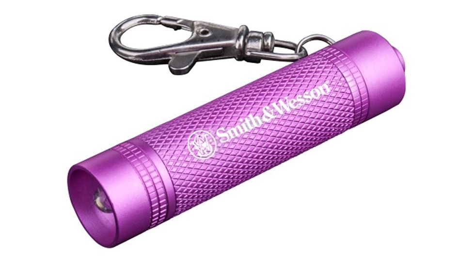 Smith &amp; Wesson Galaxy Ray Personal LED Flashlight, Pink AL Body, White LED 110200