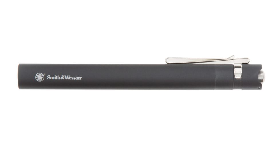Smith &amp; Wesson Night Guard Slim Flashlight, AAA, White, 165 Lumens, Black, 1117278