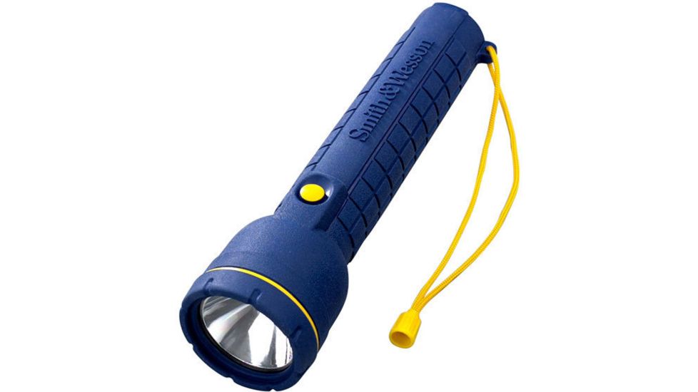 Smith &amp; Wesson Powertech 3D Rubber Flashlight with Krypton Bulb SW350BL