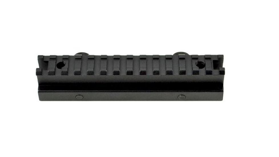 Sniper 1.22 in High Profile Riser Rifle Scope Mount - 13 Picatinny Slots, Black MRSLH