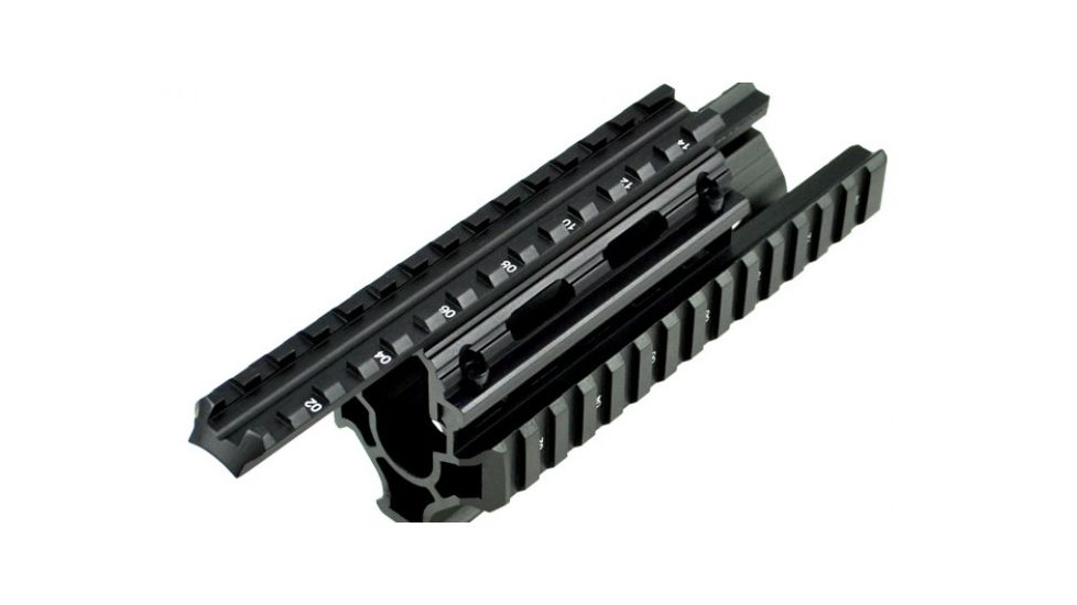 Sniper 14 Slot Duct Cover Mount, Black, Fits AK47/AK74 MTQRA