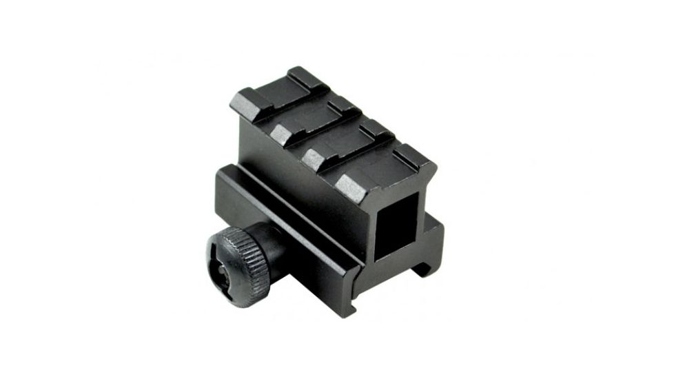 Sniper 3 Slot High Profile Riser Rifle Scope Mount, Black MRSSH3