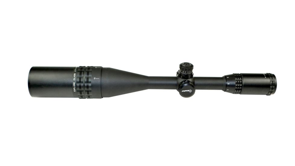 Sniper 4-16x50mm Rifle Scope w/ Front AO Adjustment, RGB Tri-Illumination Mil Dot / Heavy Duty Ring Mount, Black LT4-16X50AOL