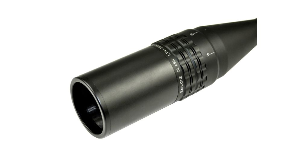 Sniper 4-16x50mm Rifle Scope w/ Front AO Adjustment, RGB Tri-Illumination Mil Dot / Heavy Duty Ring Mount, Black LT4-16X50AOL