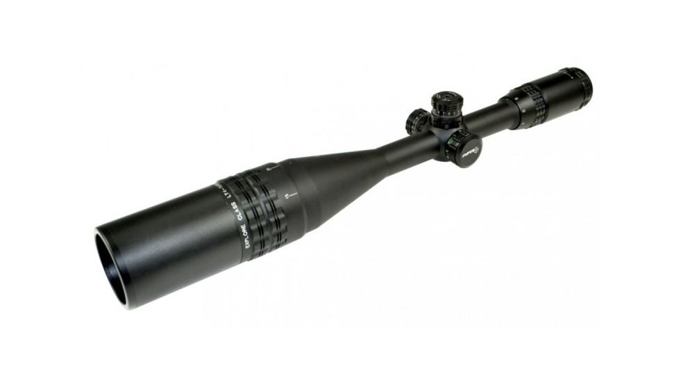 Sniper 4-16x50mm Rifle Scope w/ Front AO Adjustment, RGB Tri-Illumination Mil Dot / Heavy Duty Ring Mount, Black LT4-16X50AOL