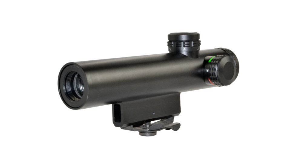 Sniper Grunt 4x20mm Compact Rifle Scope w/ AR Carry Handle Mount, Dual Illumination Duplex Mil-Dot Reticle, 34mm Tube, Black LT4X20L