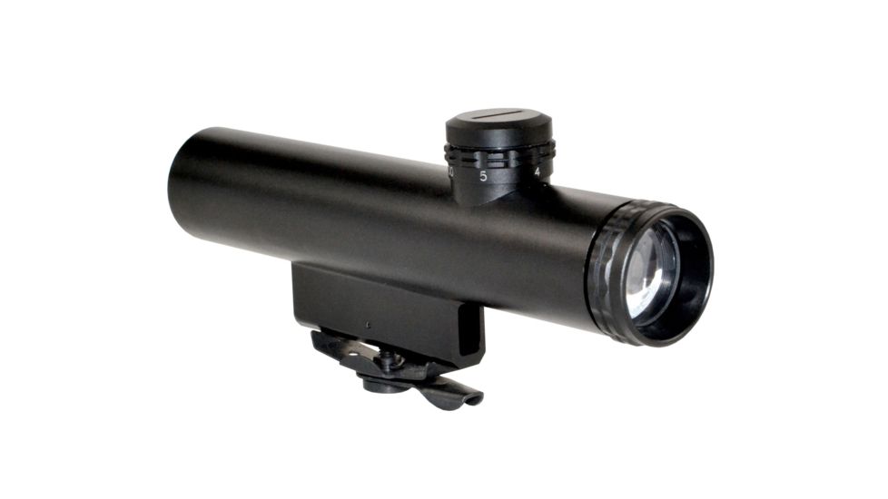 Sniper Grunt 4X20mm Compact Scope W/E w/ Mil Dot Rifle Scope, Black LT4X20