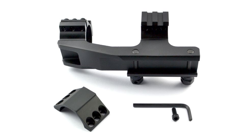 Sniper Cantilever Rifle Scope Rings For Picatinny Rail System, Black, 30mm Diameter PT-30EX614