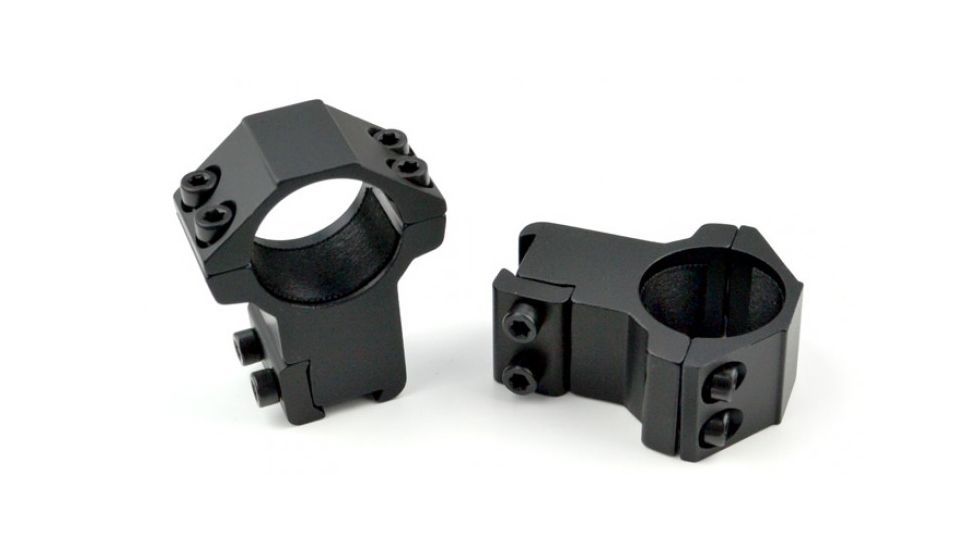 Sniper High Profile Rifle Scope Rings For Dovetail System, Black, 1 in Diameter AG-25H4