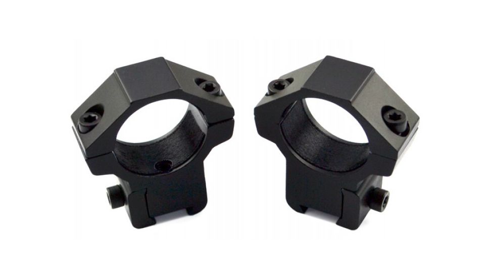 Sniper Medium Profile Rifle Scope Rings For Dovetail System, Black, 1 in Diameter AG-25M2