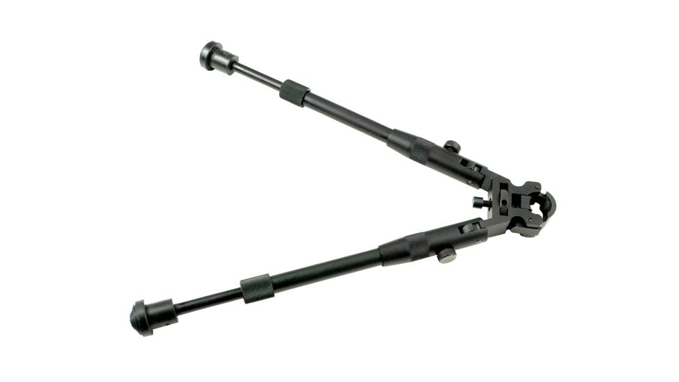 Sniper Tactical High Profile Folding / Height Adjustable Picatinny/Weaver Bipod, Black BP06