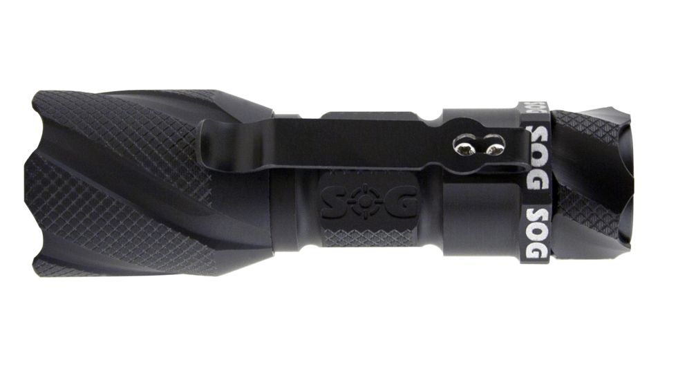 SOG Specialty Knives and Tools DE-01 DarkEnergy 214A Tactical Handheld LED Flashlight with Belt Clip, Small