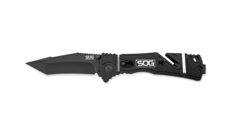 SOG TF104CP TRIDENT ELITE TANTO BLK