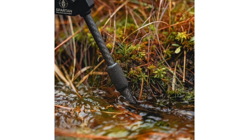 Spartan Precision Equipment Javelin Lite Standard Bipod w/Classic Picatinny Adapter, Black, SP01-054-R-BLK + SP02-02-R