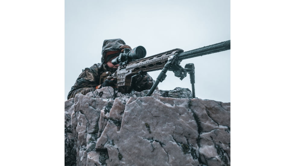 Spartan Precision Equipment Spartan Valhalla Bipod, M-Lok Adapter, Black, SP01-10-R-BLK