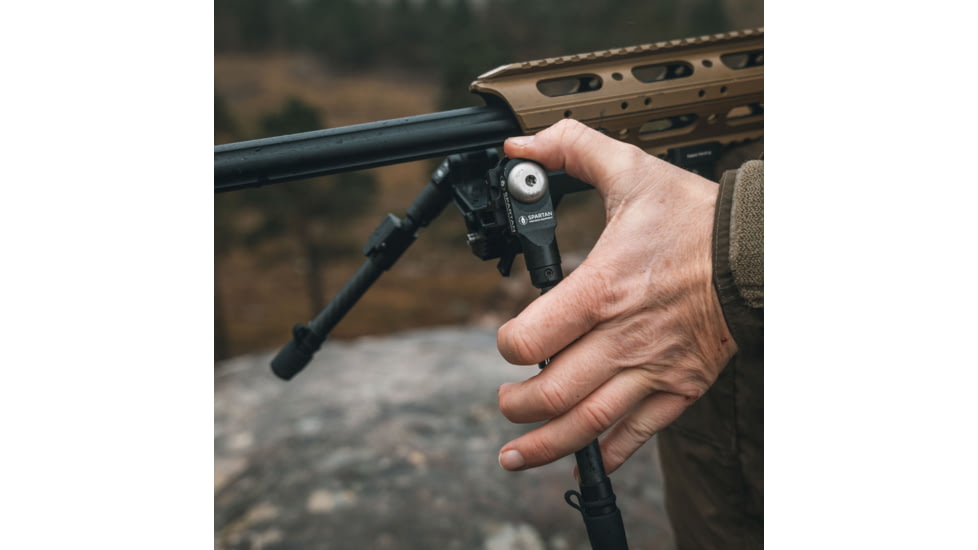 Spartan Precision Equipment Spartan Valhalla Bipod, M-Lok Adapter, Black, SP01-10-R-BLK