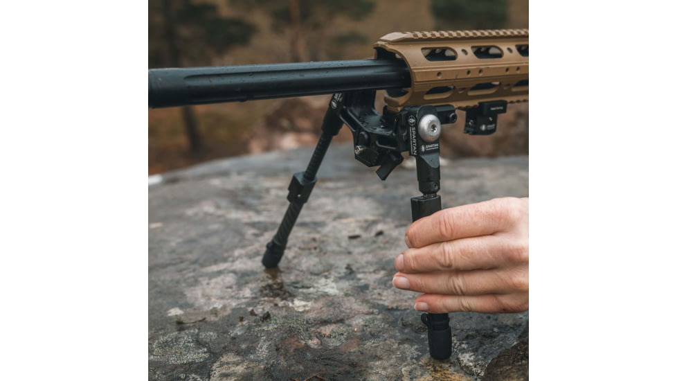 Spartan Precision Equipment Spartan Valhalla Bipod, M-Lok Adapter, Black, SP01-10-R-BLK