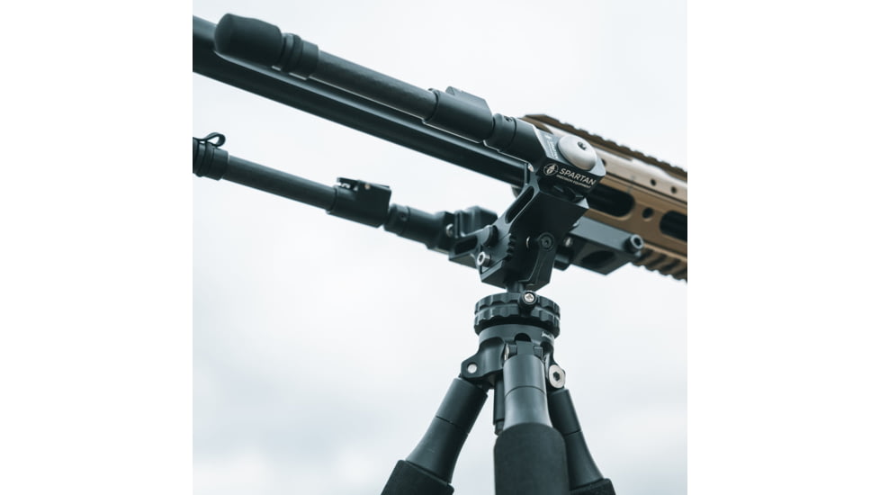 Spartan Precision Equipment Spartan Valhalla Bipod, M-Lok Adapter, Black, SP01-10-R-BLK